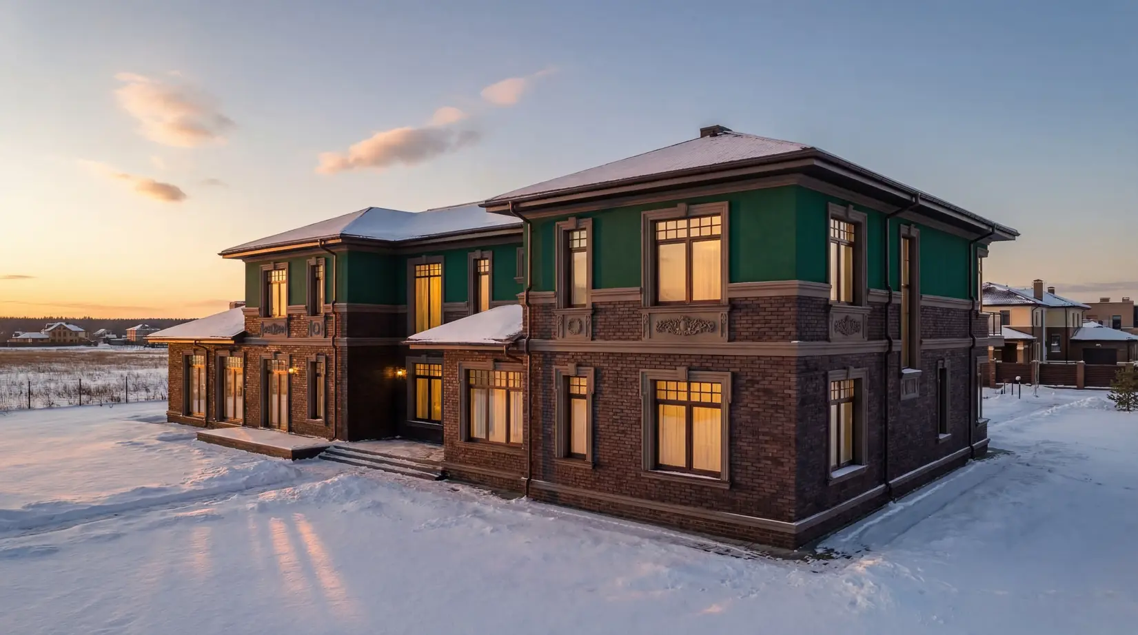 Двухэтажные дома — фото 15